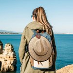 Personalized Birth Flower Bouquet Cartoon Portable Strong Magnetic Leather Hat Clip with Name Travel Accessories Birthday Gift for Women Girls