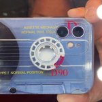 Personalized Vintage Audio Cassette Tape Phone Case 80'S Retro Style Mixtape Case Christmas Birthday Gift for All iPhone Models