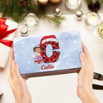 Boîte à biscuits en métal avec nom Cadeau d'anniversaire pour enfants