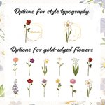 Plat à bijoux personnalisé en céramique avec nom et fleur de naissance Cadeau d'anniversaire, de mariage et de fiançailles pour les femmes