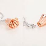Personalizada Rose Flower Urna Collar con nombre grabado Cremación Joyería Simpatía Memorial Regalo para las mujeres