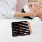 Personlig 3D-utskriven injektor Neurotoxin Botox spruthållare bricka med 5-8 platser och text Kosmetisk procedur verktygsgåva för estetisk utövare