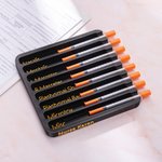 Personlig 3D-utskriven injektor Neurotoxin Botox spruthållare bricka med 5-8 platser och text Kosmetisk procedur verktygsgåva för estetisk utövare