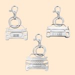 Personalisierter Edelstahl Auto-Schlüsselanhänger in Jedem Modell mit Autokennzeichen Geburtstagsgeschenk für Auto-Enthusiasten Herr