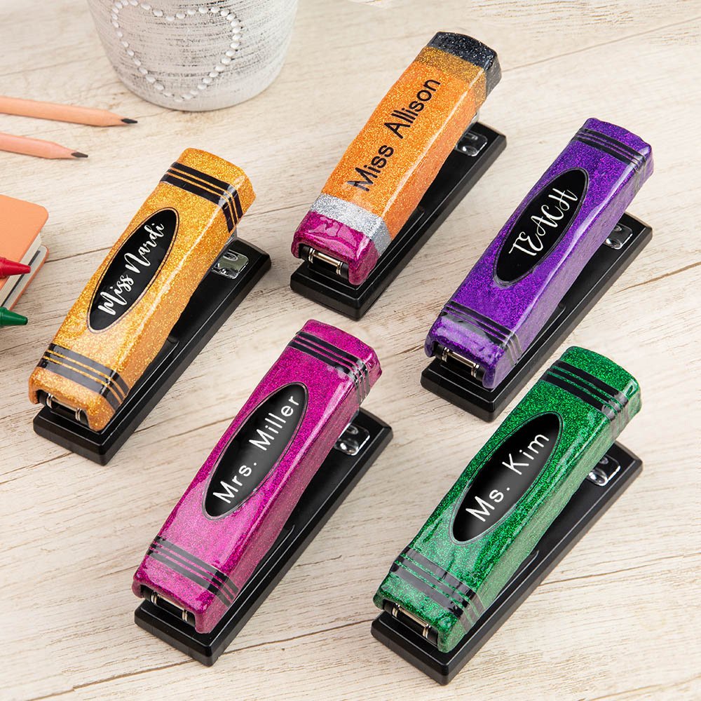 Matita e pastello personalizzati a mano Design Glitter Pinzatrice