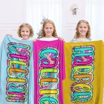 Gepersonaliseerde heldere Paisley Bloemen Doodle Zachte deken met naam Home Decor Vakantie Verjaardagscadeau voor kinderen