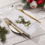 Personalisierte Weihnachtsbaum Kranz Hirsch Super saugfähige Waffel Küche Geschirrtuch mit Namen Küche Dekor Housewarming Urlaub Geschenk für Familie 