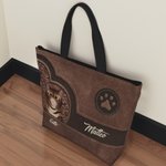 Borsa tote riutilizzabile personalizzata con stampa di zampa di gatto fino a 4 nomi regalo di compleanno per amanti degli animali