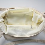 Sac Fourre-tout en Velours Côtelé Personnalisé avec Nom Fleur de Naissance Cadeau d'Anniversaire de Voyage pour Femmes