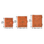 Taccuino in Pelle Sintetica Personalizzato con Nome Inciso 70 Fogli Regalo di Compleanno per Amanti dei Cocktail e Bartender