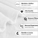 Coperta personalizzata  con nome e fantasia unicorno morbida biancheria per cameretta regalo di compleanno per neonati e bambini