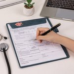 Gepersonaliseerd Geboorte Bloem Naam Magnetisch Lederen A4 Klembord met Penhouder Lus voor Kantoor School Schrijven Verjaardagscadeau voor Leraar Stud