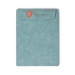 Gepersonaliseerd Geboorte Bloem Naam Magnetisch Lederen A4 Klembord met Penhouder Lus voor Kantoor School Schrijven Verjaardagscadeau voor Leraar Stud