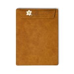 Gepersonaliseerd Geboorte Bloem Naam Magnetisch Lederen A4 Klembord met Penhouder Lus voor Kantoor School Schrijven Verjaardagscadeau voor Leraar Stud