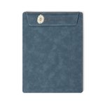 Gepersonaliseerd Geboorte Bloem Naam Magnetisch Lederen A4 Klembord met Penhouder Lus voor Kantoor School Schrijven Verjaardagscadeau voor Leraar Stud