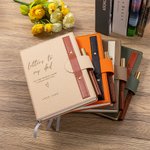 Gepersonaliseerd Al De Dingen Die Ik Wou Dat Ik Je Kon Vertellen Naam A5 Dagboek Notitieboekje met Houten Pen Vaderdag Moederdag Cadeau voor Mama Papa