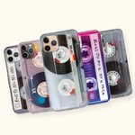 Personalized Vintage Audio Cassette Tape Phone Case 80'S Retro Style Mixtape Case Christmas Birthday Gift for All iPhone Models