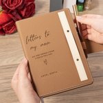 Gepersonaliseerd Al De Dingen Die Ik Wou Dat Ik Je Kon Vertellen Naam A5 Dagboek Notitieboekje met Houten Pen Vaderdag Moederdag Cadeau voor Mama Papa