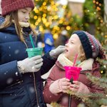 Personalized Reusable Christmas Tree Design 16oz Cup with Straw and Name Birthday Christmas Eve Box Gift for Kids