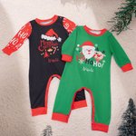 Personalised Cute Santa Design Christmas Long Sleeve Family Pyjama Matching Set with Name Christmas Party Gift for Dad Mum Kids