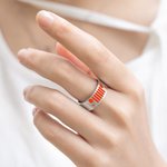 Personalizada Multicolor Jeep Parrilla Faros Patrón Anillo con texto grabado Aniversario Cumpleaños Regalo para los amantes de los propietarios de Jeep