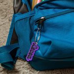 Porte-nom acrylique pailleté personnalisé Porte-clés Sac à dos Accessoires Rentrée des classes Cadeau d'anniversaire pour enfant Ami