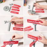 Personalized 3D Street Sign Stand Design Desk Name Plate with Mark and Name Desk Decor Keepsake Gift for Travel Lovers Office Staff