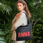 Gepersonaliseerde Shadow Initial Slouchy Grote Corduroy Draagtas met Meerdere Zakken Verjaardag Reisaccessoire Cadeau voor Vrienden Familie