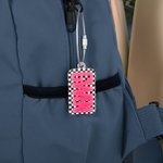 Porte-nom acrylique pailleté personnalisé Porte-clés Sac à dos Accessoires Rentrée des classes Cadeau d'anniversaire pour enfant Ami