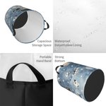 Panier de rangement pour le linge personnalisé avec nom Fusée spatiale OVNI Astronaute Cadeau d'anniversaire pour garçon fille