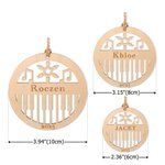 Personalized Piano Snowflake Christmas Wood Ornament Gift Tag with Name and Year Holiday Party Favors Hanging Tree Decor Gift for Family