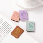 Gepersonaliseerde Handgetekend Stijl Sterrenbeeld PU Leer Magnetische Bladwijzer met Naam Schoolbenodigdheden Verjaardag Cadeau voor Boekenliefhebbers