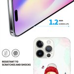 Coque de téléphone pour iPhone avec nom Cadeau d'anniversaire de fête des mères pour les femmes