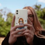 Coque de téléphone pour iPhone avec nom Cadeau d'anniversaire de fête des mères pour les femmes