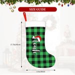 Personalized Santa Hat Name Christmas Stocking Fireplace Tree Hanging Festival Decor Gift for Kids