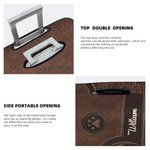 Couvre-bagages rétro personnalisé 1-6 chiens chats pattes 18-32 pouces avec nom Anniversaire Accessoires de voyage Cadeau pour les amoureux des animaux de compagnie