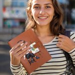 Personalizado Cartoon Character A5 Sketch 50 Sheets Leather Cover Notebook with Name and Storage Pocket Birthday Anniversary Gift for Painting Lovers