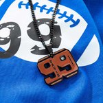 Collier Acier Inoxydable Personnalisé avec Prénom et Chiffre Cadeau pour Amateur de Football Américain