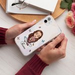 Coque de téléphone pour iPhone avec nom Cadeau d'anniversaire de fête des mères pour les femmes