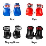 Guantes de boxeador juveniles de cuero personalizados con nombre para Kickboxing Muay Thai y MMA regalo de cumpleaños deportivo para niños