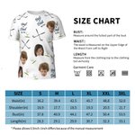 Collage di foto personalizzate 1-8 Miglior papà mamma da Par Maglietta da golf bianca divertente Accessori sportivi praticanti Regalo per giocatore ap