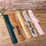 Personalised Multicolor Portable Leather Drumstick Bag with 1-2 Names and Detachable Wrist Strap Music Drum Accessory Birthday Gift for Drummer