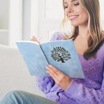 Personalisierte gravierte Baum des Lebens 1-9 Namen Leder Journal Notebook mit 100 linierten Seiten für die Schule Arbeit Reisen Schreiben Geburtstag 