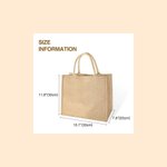 Sac à dos en toile de jute personnalisé Sac de Noël Cadeau d'anniversaire pour la famille Ami