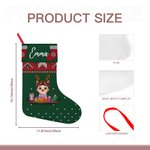 Personalisierte Cartoon-Charakter Weihnachtsstrumpf mit Namen Weihnachtsbaum Dekor Farty Favor Geschenk für Familie Freunde