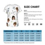 Collage di foto personalizzate 1-8 Miglior papà mamma da Par Maglietta da golf bianca divertente Accessori sportivi praticanti Regalo per giocatore ap