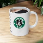 Personalized Colourful Starbarks Logo Design 11oz Ceramic Mug with Pet Photo and Name Birthday Gift for Dog Cat Pet Lovers