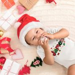 Personalized Lovely Christmas Family Matching T-shirt Sweatshirt Baby Bodysuit with Name Garment Merry Christmas Gift for Family