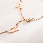 Personalized Dainty Lariat Y Letter Drop Necklace with Name Minimalist Jewelry Birthday Anniversary Gift for Women