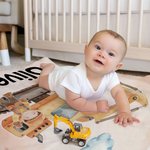 Gepersonaliseerde Cartoon Engineering Voertuig Zachte Throw Deken met Naam Home Decor Verjaardagscadeau voor kinderen Engineering Car Enthousiast